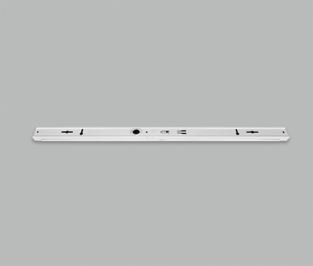 Изображение Светильник  светодиодный линейный IP20, AL4001 для LED лампы типа Т8, Складной цоколь G13, стальной корпус, 1230*17*33мм  интернет магазин Иватек ivatec.ru