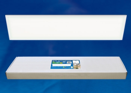 Изображение ULP-30120-36W/NW EFFECTIVE WHITE Светильник светодиодный потолочный встраиваемый. Белый свет (4000K). Корпус белый. В комплекте с и/п. ТМ Uniel.  интернет магазин Иватек ivatec.ru