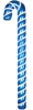 Изображение Елочная фигура "Карамельная палочка" 121 см, цвет синий/белый  интернет магазин Иватек ivatec.ru