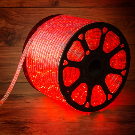 Изображение Дюралайт LED, эффект мерцания (2W) - красный, 36 LED/м бухта 100м  интернет магазин Иватек ivatec.ru