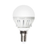 Изображение LED-G45-6W/NW/E14/FR ALM01WH Лампа светодиодная. Форма "шар", матовая колба. Материал корпуса алюминий. Цвет свечения белый. Серия Merli. Упаковка пла  интернет магазин Иватек ivatec.ru