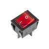 Изображение Выключатель клавишный 250V 30А (4с) ON-OFF красный с подсветкой  REXANT  (уп 10шт)  интернет магазин Иватек ivatec.ru