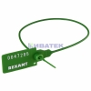 Изображение Пломба пластиковая номерная 320 мм зеленая REXANT  уп 50шт  интернет магазин Иватек ivatec.ru