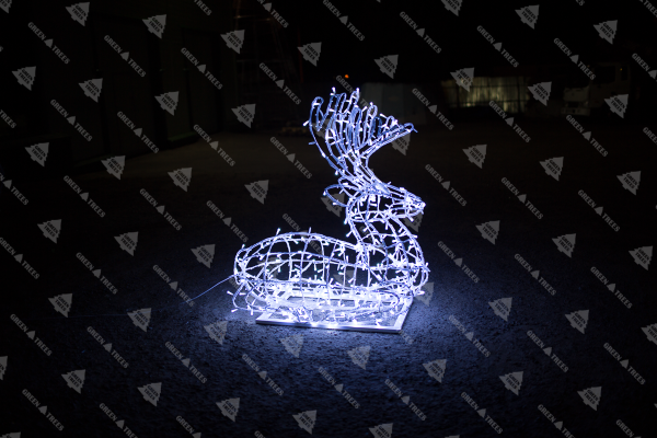 Комплект из 5 световых фигур "Большой Рождественский экипаж»