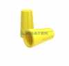 Изображение Соединительный изолирующий зажим СИЗ-4, ø 4,8 мм (1,5-9,5 мм²) желтый REXANT  уп 100шт  интернет магазин Иватек ivatec.ru