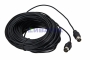 Изображение ВЧ кабель ТВ штекер - ТВ штекер, длина 10 метров, черный REXANT  уп 10шт  интернет магазин Иватек ivatec.ru