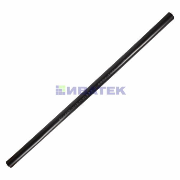 Термоусаживаемая трубка клеевая REXANT 33,0/5,5 мм, (6:1) черная, упаковка 2 шт. по 1 м