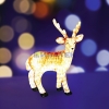 Изображение Акриловая светодиодная фигура "Бурый олень " 100 см, 380 светодиодов, IP 44, понижающий трансформато  интернет магазин Иватек ivatec.ru