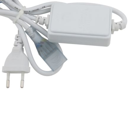 Изображение UCX-Q220 SP4/B67-RGB WHITE 1 STICKER Провод электрический для подключения RBG светодиодных лент ULS-5050 сетевого напряжения к сети 220В. 7х14мм.  интернет магазин Иватек ivatec.ru