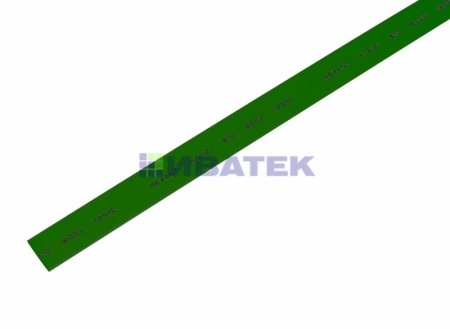 Изображение Термоусаживаемая трубка REXANT 10,0/5,0 мм, зеленая, упаковка 50 шт. по 1 м  интернет магазин Иватек ivatec.ru