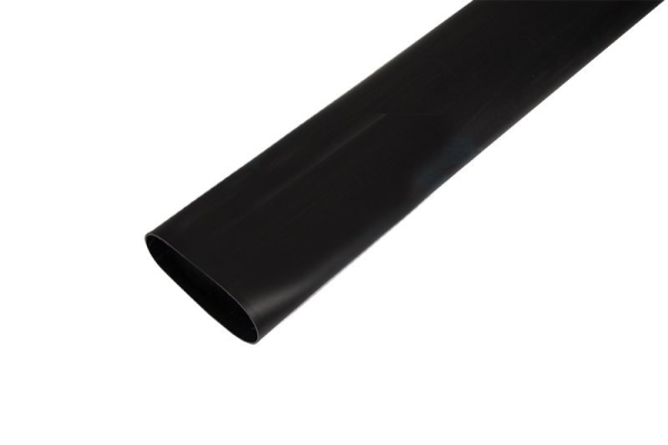 Термоусаживаемая трубка клеевая REXANT 115,0/19,0 мм, (6:1) черная, упаковка 1 м