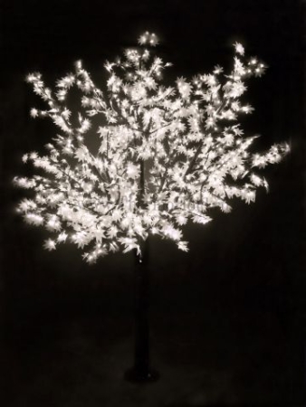 Изображение Светодиодное дерево "Сакура", высота 3,6м, диаметр кроны 3,0м, Белые светодиоды, IP 54, понижающий т  интернет магазин Иватек ivatec.ru