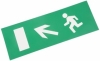 Изображение Наклейка для аварийного светильника  "Направление к эвакуационному выходу налево вверх" REXANT  интернет магазин Иватек ivatec.ru