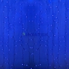 Изображение Гирлянда "Светодиодный Дождь" 2х3м, постоянное свечение, прозрачный провод, 220В, диоды СИНИЕ  интернет магазин Иватек ivatec.ru