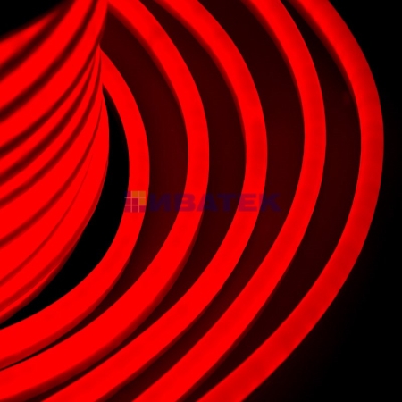 Изображение Гибкий неон светодиодный, постоянное свечение, красный, 220В, 3,9Вт/м, бухта 50м  интернет магазин Иватек ivatec.ru