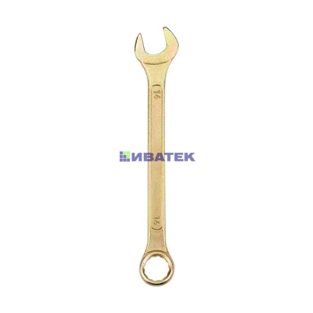Изображение Ключ комбинированный REXANT 14 мм, желтый цинк  интернет магазин Иватек ivatec.ru