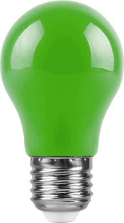 Изображение Лампа светодиодная декоративная (для гирлянд), LB-375 (3W) 230V E27 зеленый для белт лайта A50  интернет магазин Иватек ivatec.ru