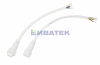 Изображение Соединительный кабель (4pin) герметичный (IP67) 4х0.75мм²  белый  REXANT  интернет магазин Иватек ivatec.ru