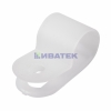 Изображение Кабельная скоба под винт REXANT 9 мм, белая, упаковка 50 шт.  интернет магазин Иватек ivatec.ru