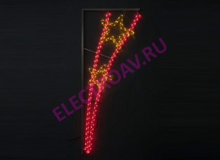 Изображение LED-TWO-STAR MOTIF  150х62см, (2шт/кор)  интернет магазин Иватек ivatec.ru