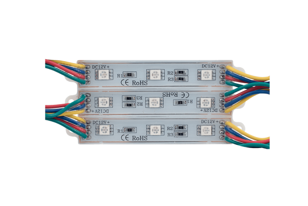 Модуль светодиодый SWG , 3LED, 0,72Вт, 12В, IP65, Цвет: RGB, провод 15см, 00-00002197