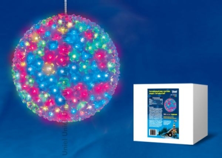 Изображение Шар светодиодная новогодняя фигура . ULD-H2727-300/DTA RGB IP20 SAKURA BALL  интернет магазин Иватек ivatec.ru