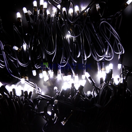 Изображение Гирлянда новогодняя  "Дюраплей LED"  100% Flashing, 20м,  200 диодов,  Белая  Neon-Night  интернет магазин Иватек ivatec.ru