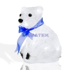 Изображение Акриловая светодиодная фигура "Белый мишка" 20 см, 4,5 В, 3 батарейки AA (не входят в комплект), 20  интернет магазин Иватек ivatec.ru
