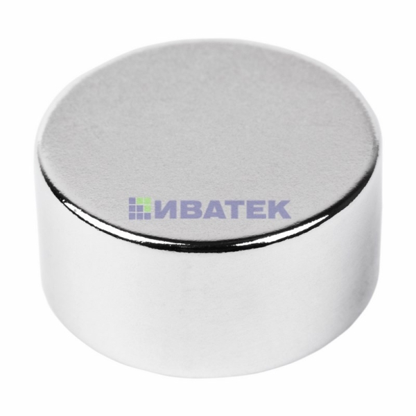 Изображение Неодимовый магнит диск 20х10мм сцепление 11,2 кг (Упаковка 1 шт) Rexant  интернет магазин Иватек ivatec.ru