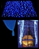 Изображение 01-093 Гирлянда Занавес 2 x 1 м Синий, 200 LED, Провод Прозрачный ПВХ, IP54  интернет магазин Иватек ivatec.ru