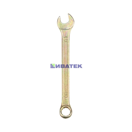 Изображение Ключ комбинированный REXANT 9 мм, желтый цинк  интернет магазин Иватек ivatec.ru