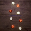 Изображение Тайские фонарики «Магия» 3,5 м, прозрачный ПВХ, 20 LED, теплый белый, питание 2 х АА (батарейки не в комплекте)  интернет магазин Иватек ivatec.ru