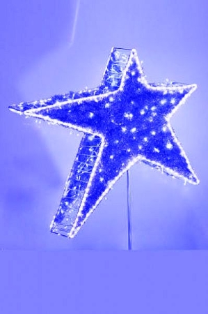 Изображение Макушка "Гагаринская звезда", 0.75 м, для ели 5-10м Цвет синий  интернет магазин Иватек ivatec.ru