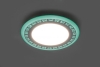 Изображение Светильник светодиодный с подсветкой, AL2440, 6W, 480Lm, белый (4000К) и зеленый  интернет магазин Иватек ivatec.ru