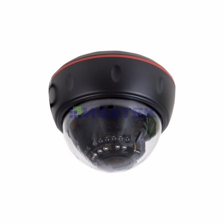 Изображение Купольная камера AHD 4.0Мп, объектив 2.8-12 мм., ИК до 30 м. (Корпус черный)  интернет магазин Иватек ivatec.ru