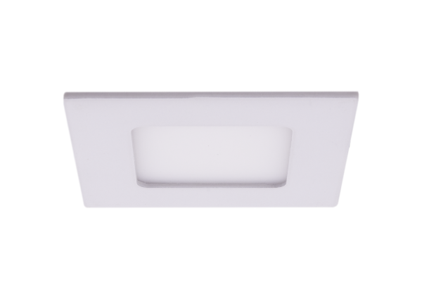 Светильник светодиодный потолочный встраиваемый PL, Белый, Пластик + алюминий, Теплый белый (2700-3000K), 3Вт, IP20, 00-00002414