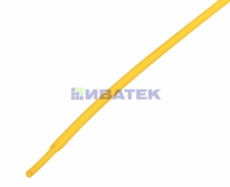 Изображение Термоусаживаемая трубка REXANT 1,0/0,5 мм, желтая, упаковка 50 шт. по 1 м  интернет магазин Иватек ivatec.ru