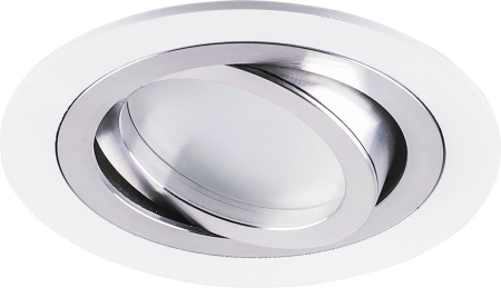 Изображение Светильник точечный "Basic Metal", DL2811 MR16 50W G5.3 "круг", белый  интернет магазин Иватек ivatec.ru