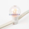 Изображение Гирлянда LED Galaxy Bulb String 10м, белый ПВХ, 25 ламп*6 LED желтые, влагостойкая IP54  интернет магазин Иватек ivatec.ru
