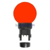 Изображение Лампа шар 6 LED для белт-лайта, цвет: Красный, Ø45мм, Красная колба  интернет магазин Иватек ivatec.ru