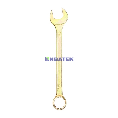 Изображение Ключ комбинированный REXANT 32 мм, желтый цинк  интернет магазин Иватек ivatec.ru