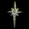 Изображение Фигура "Звезда 8-ми конечная",  LED подсветка  высота 120см, бело-золотая  Neon-Night  интернет магазин Иватек ivatec.ru