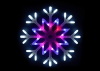 Изображение ULD-H4040-048/DTA MULTI IP20 SNOWFLAKE Фигура светодиодная "Снежинка", 40х40см. Подвесная. 48 светодиодов. Красный, синий, белый свет. Провод прозрачн  интернет магазин Иватек ivatec.ru
