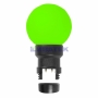 Изображение Лампа шар 6 LED для белт-лайта, цвет: Зелёный, Ø45мм, зелёная колба  интернет магазин Иватек ivatec.ru
