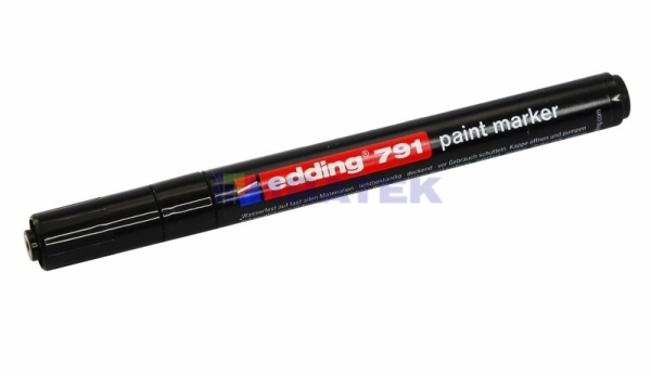 Маркер Edding-791 эмаль 1-2 мм (для печатных плат) чёрный уп 10шт