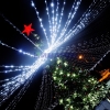 Изображение Гирлянда "Светодиодный Дождь" 1,5*1,5 м, с насадками шарики, свечение с динамикой, прозрачный провод  интернет магазин Иватек ivatec.ru