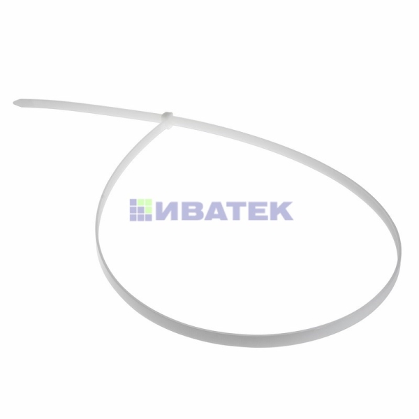 Хомут-стяжка кабельная нейлоновая REXANT 600 x7,6 мм, белая, упаковка 100 шт.