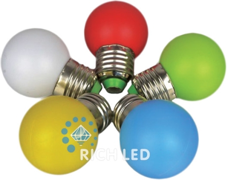 Изображение Лампа для Белт-лайт, Е27 RL-B-E27-G45-2W-RGB RGB  интернет магазин Иватек ivatec.ru
