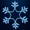 Изображение Фигура "Снежинка" LED Светодиодная, без контр. размер 55*55см,   "Синяя"  Neon-Night  интернет магазин Иватек ivatec.ru