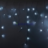 Изображение Гирлянда Айсикл (бахрома) светодиодный, 5,6х0,9м, с эффектом мерцания, белый провод "КАУЧУК", 220В,  интернет магазин Иватек ivatec.ru